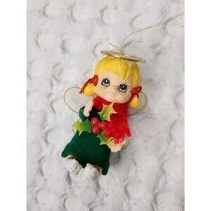 Vintage Morgan Inc Angel Babes Hanging Ornaments Merrie Sweet Adorable